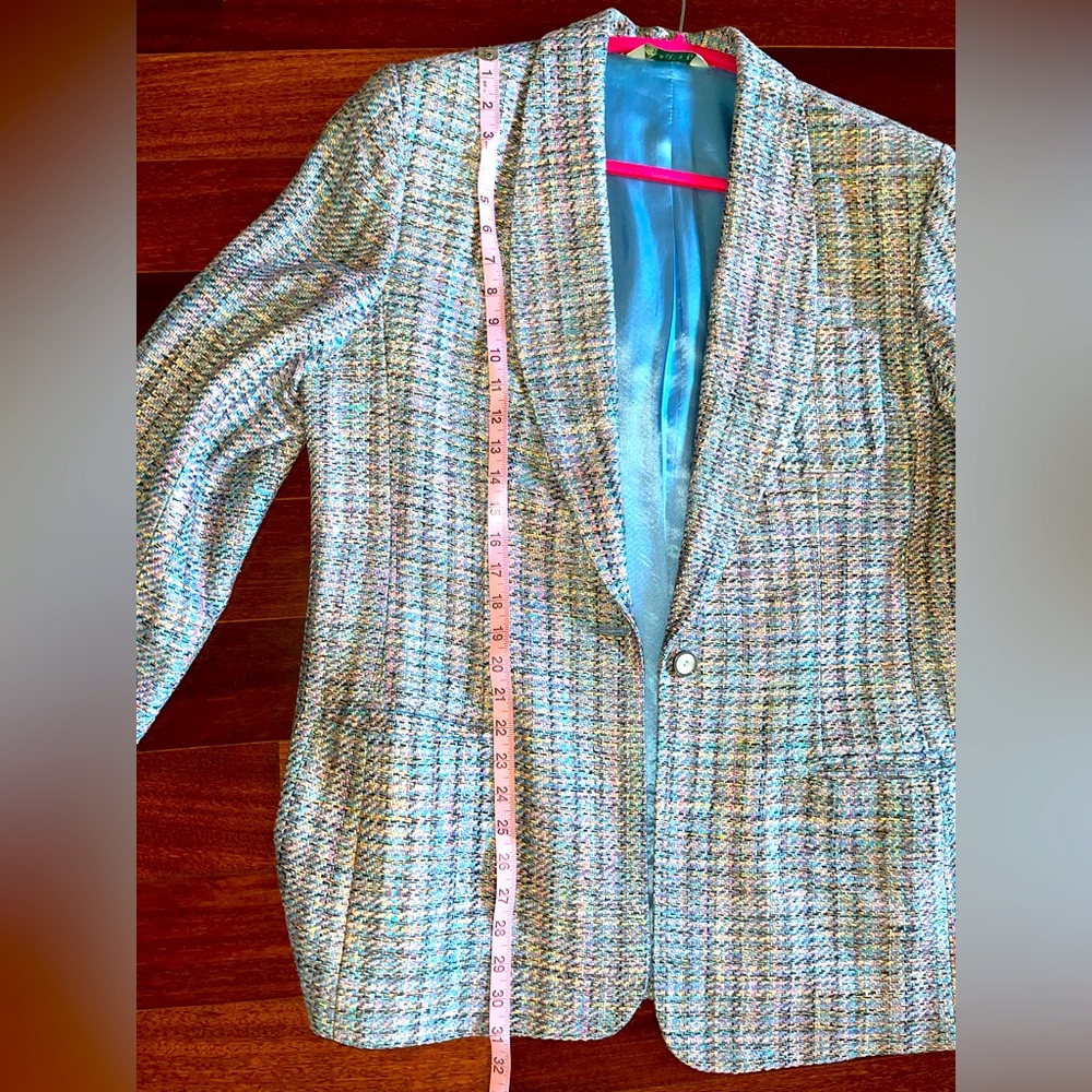 Vintage 1980s Austin Reed Silk Blazer - Picture 10 of 11